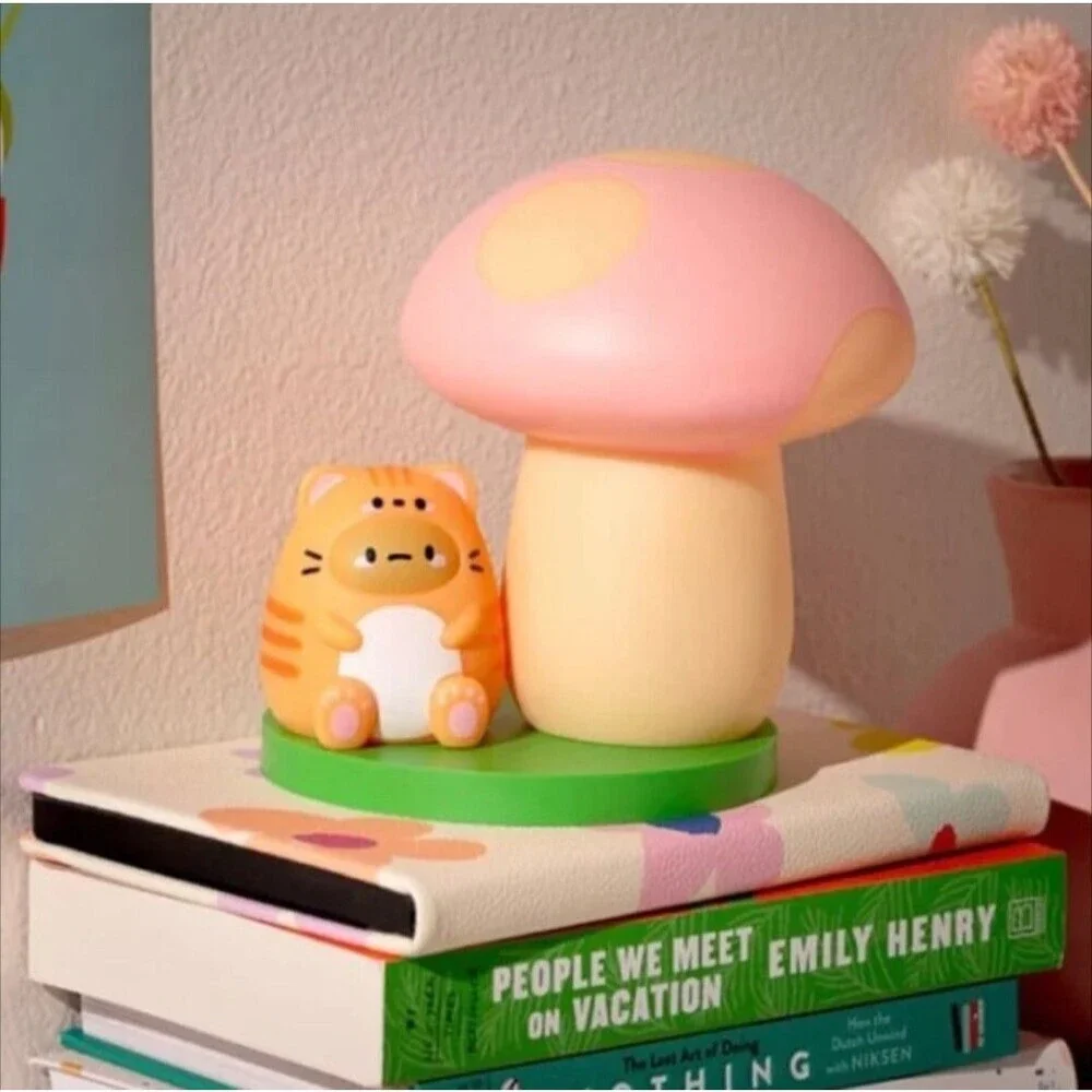 Smoko Potato Tabby Cat Lamp Rechargeable - NEW Urban‎ Fun Mushroom Decor - Picture 4 of 5
